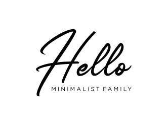Hello Minimalist Family logo design by asyqh