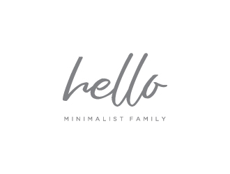 Hello Minimalist Family logo design by sndezzo