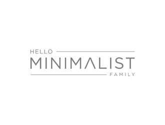 Hello Minimalist Family logo design by ndaru