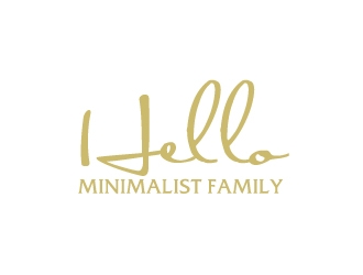 Hello Minimalist Family logo design by ElonStark