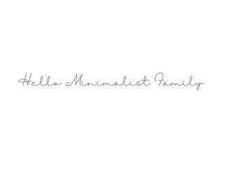 Hello Minimalist Family logo design by coco