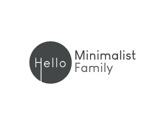 Hello Minimalist Family logo design by Fear