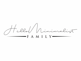 Hello Minimalist Family logo design by hopee