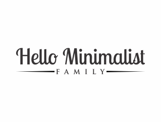 Hello Minimalist Family logo design by hopee