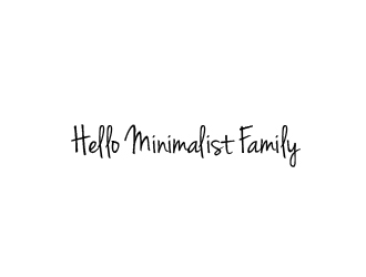 Hello Minimalist Family logo design by avatar