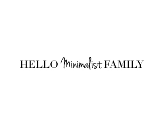 Hello Minimalist Family logo design by avatar