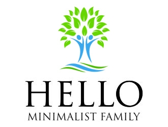 Hello Minimalist Family logo design by jetzu