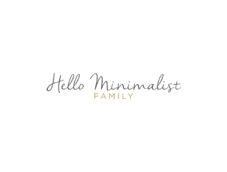 Hello Minimalist Family logo design by johana