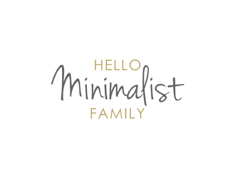 Hello Minimalist Family logo design by johana