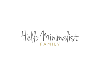 Hello Minimalist Family logo design by johana