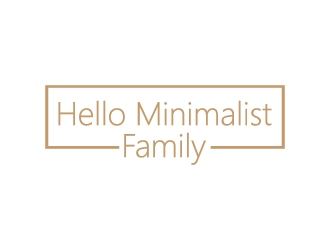 Hello Minimalist Family logo design by Fear