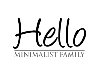 Hello Minimalist Family logo design by mckris