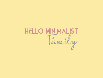 Hello Minimalist Family logo design by veranoghusta