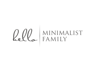 Hello Minimalist Family logo design by RatuCempaka