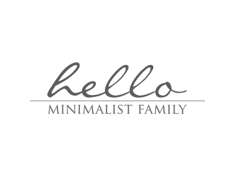 Hello Minimalist Family logo design by RatuCempaka