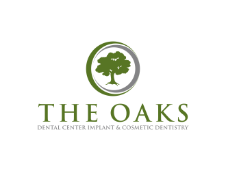 The Oaks Dental Center Implant & Cosmetic Dentistry logo design by RIANW