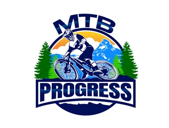 MTBprogress logo design by DreamLogoDesign
