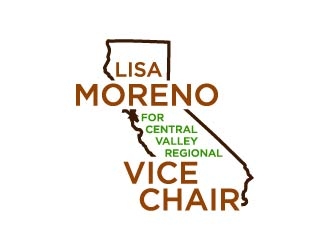 Lisa Moreno For Central Valley Regional Vice Chair  logo design by maserik