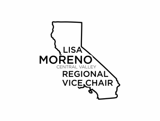Lisa Moreno For Central Valley Regional Vice Chair  logo design by haidar