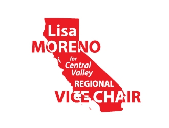 Lisa Moreno For Central Valley Regional Vice Chair  logo design by Marianne