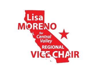 Lisa Moreno For Central Valley Regional Vice Chair  logo design by Marianne