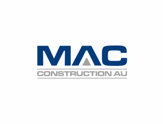 Mac Construction Au  logo design by ammad
