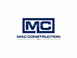 Mac Construction Au  logo design by ammad