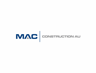 Mac Construction Au  logo design by ammad