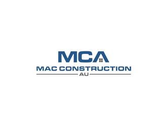 Mac Construction Au  logo design by johana