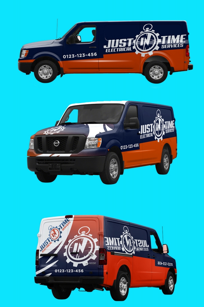 Just In Time Electrical Services logo design by MastersDesigns