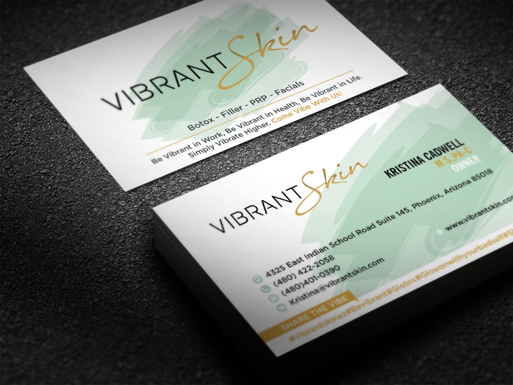 Vibrant Skin logo design by scriotx