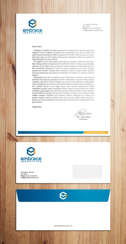 Embrace Innovation logo design by Kindo