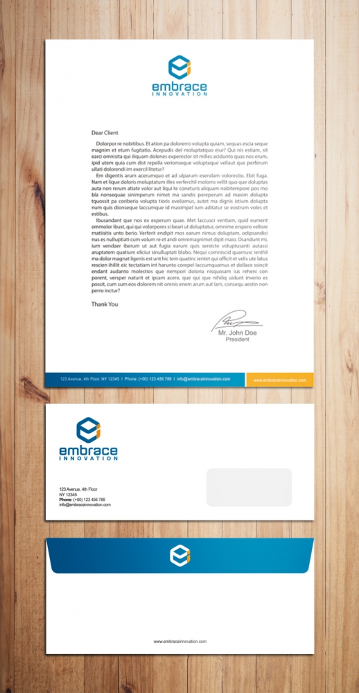 Embrace Innovation logo design by Kindo