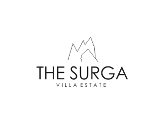 The Surga villa estate logo design by giphone