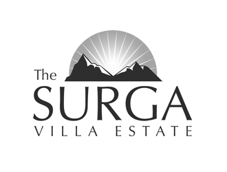 The Surga villa estate logo design by kunejo
