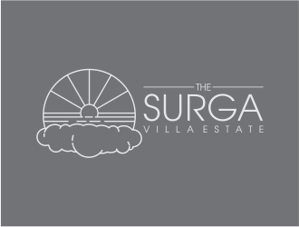 The Surga villa estate logo design by mutafailan