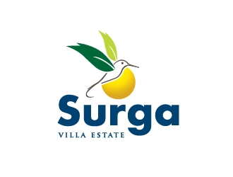 The Surga villa estate logo design by Marianne