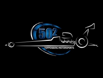TEAM 502     TOPPENBERG MOTORSPORTS logo design by mngovani