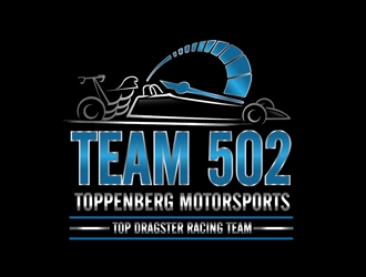 TEAM 502     TOPPENBERG MOTORSPORTS logo design by Roma