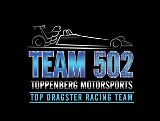 TEAM 502     TOPPENBERG MOTORSPORTS logo design by Roma