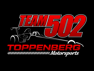 TEAM 502     TOPPENBERG MOTORSPORTS logo design by beejo