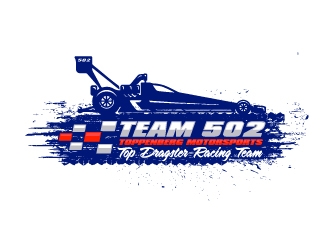 TEAM 502     TOPPENBERG MOTORSPORTS logo design by Ultimatum