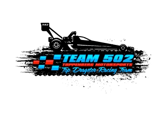 TEAM 502     TOPPENBERG MOTORSPORTS logo design by Ultimatum