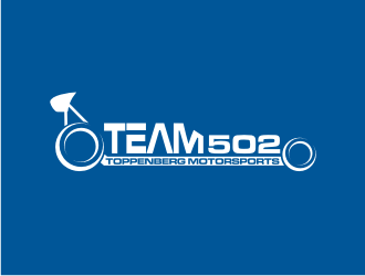 TEAM 502     TOPPENBERG MOTORSPORTS logo design by RatuCempaka