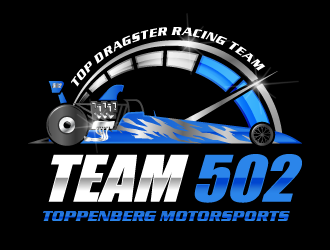 TEAM 502     TOPPENBERG MOTORSPORTS logo design by corneldesign77