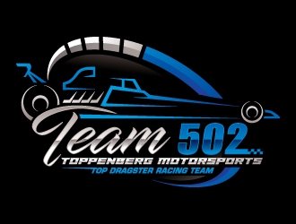 TEAM 502     TOPPENBERG MOTORSPORTS logo design by jishu