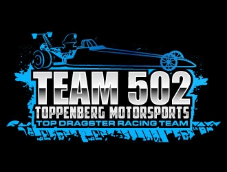 TEAM 502     TOPPENBERG MOTORSPORTS logo design by daywalker