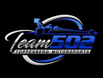 TEAM 502     TOPPENBERG MOTORSPORTS logo design by nexgen