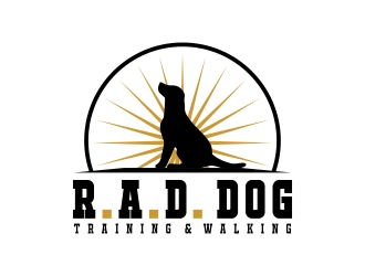 R.A.D. dog logo design by excelentlogo
