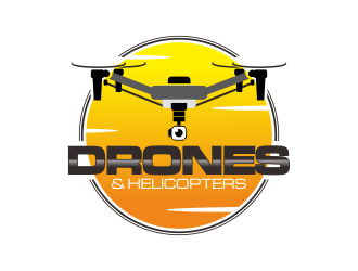 Drones and Helicopters logo design by qqdesigns